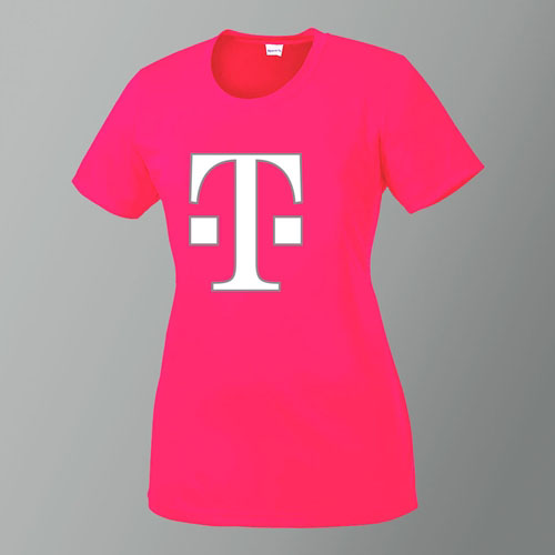 Ladies Magenta Core Tee - 10 Points