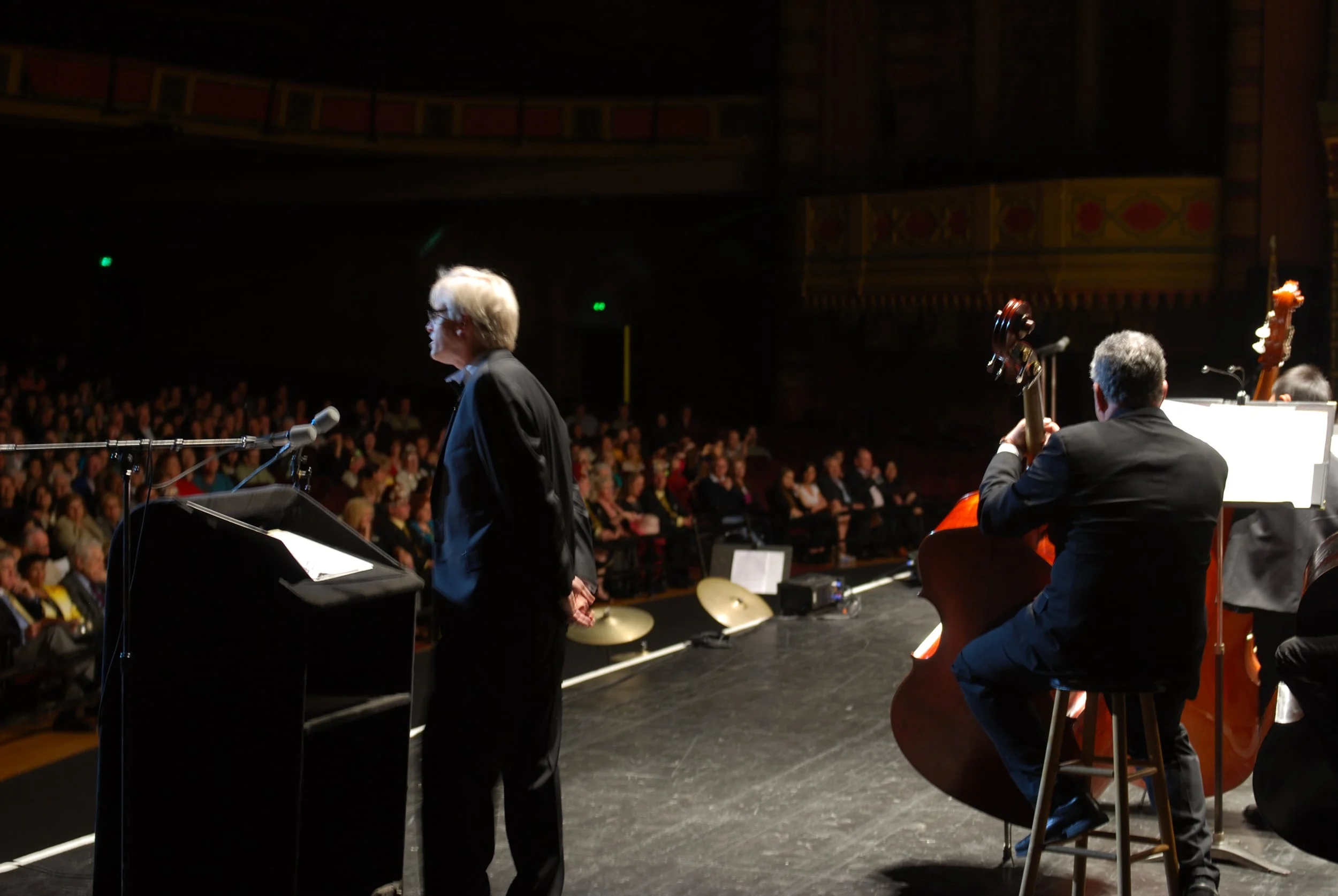Emceeing the Los Angeles Jr. Philharmonic Orchestra Concert