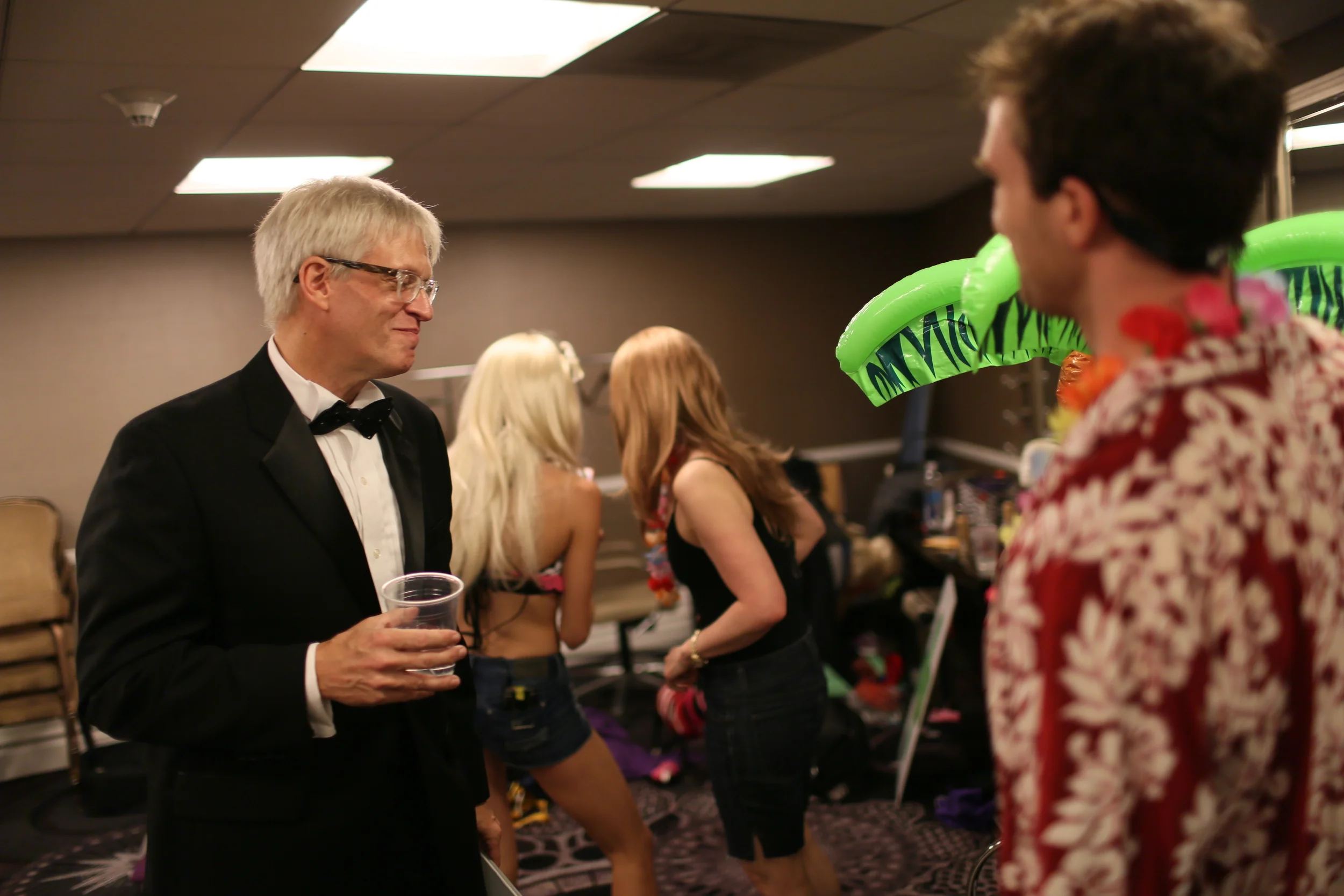 Backstage at the 18th Annual L.A. Political Roast