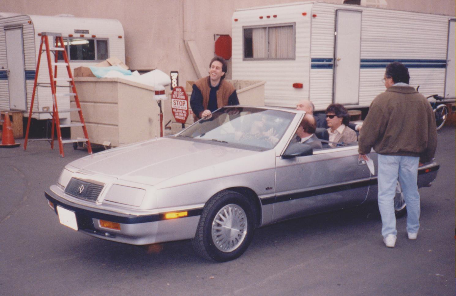 Jerry Seinfeld on the WKRP set.