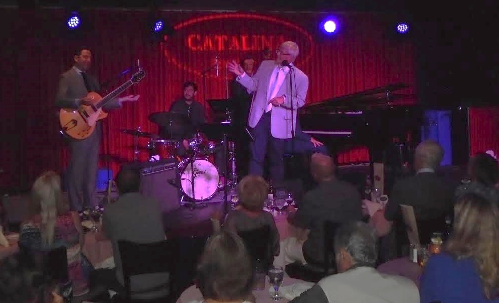 With John Pizzarelli at Catalina's in Hollywood