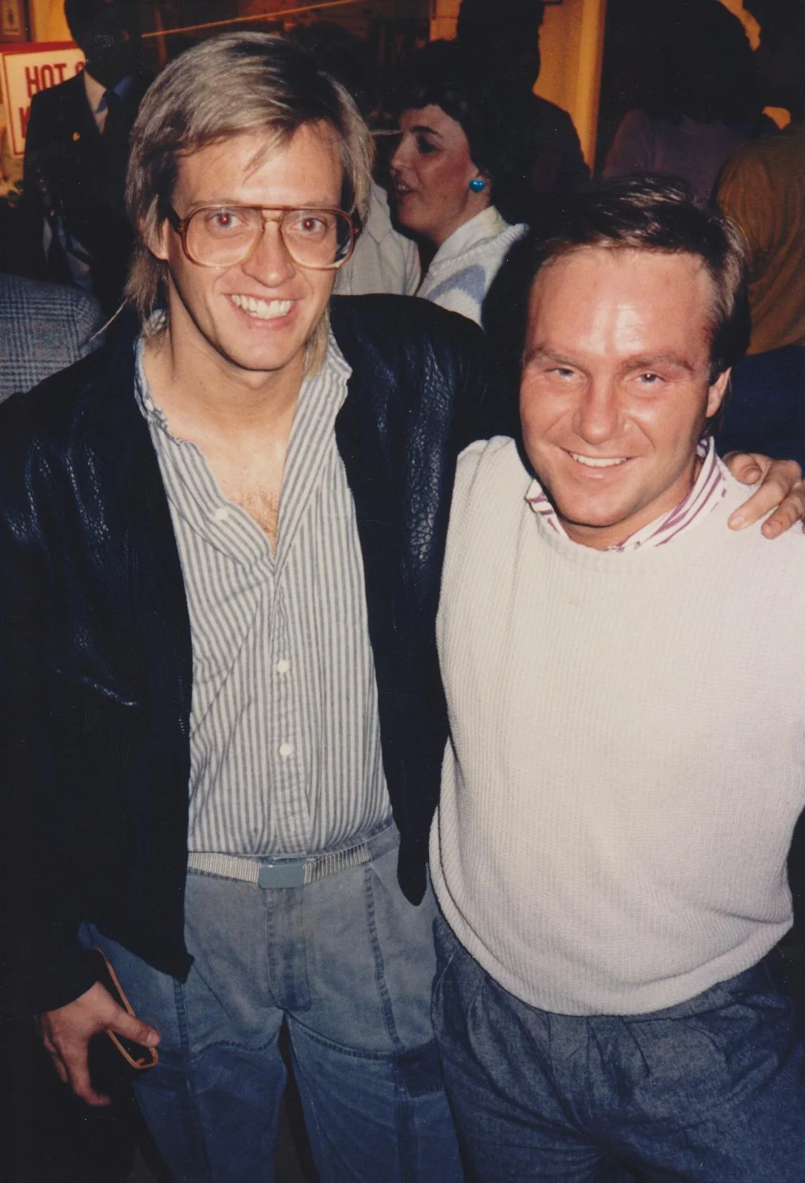 With Ray Combs.
