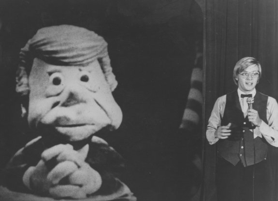 One of my rare "acting" jobs