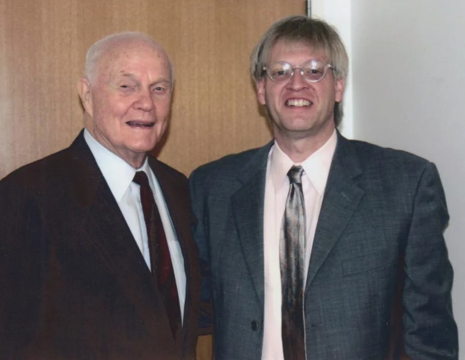 With Col. John Glenn