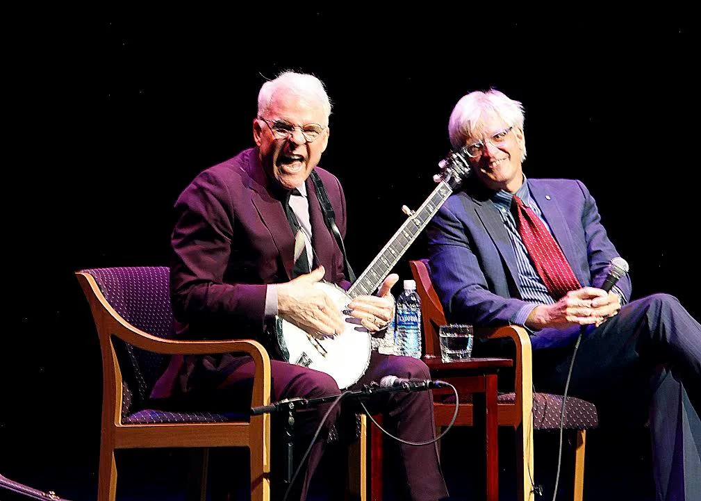 With Steve Martin, Thousand Oaks, CA