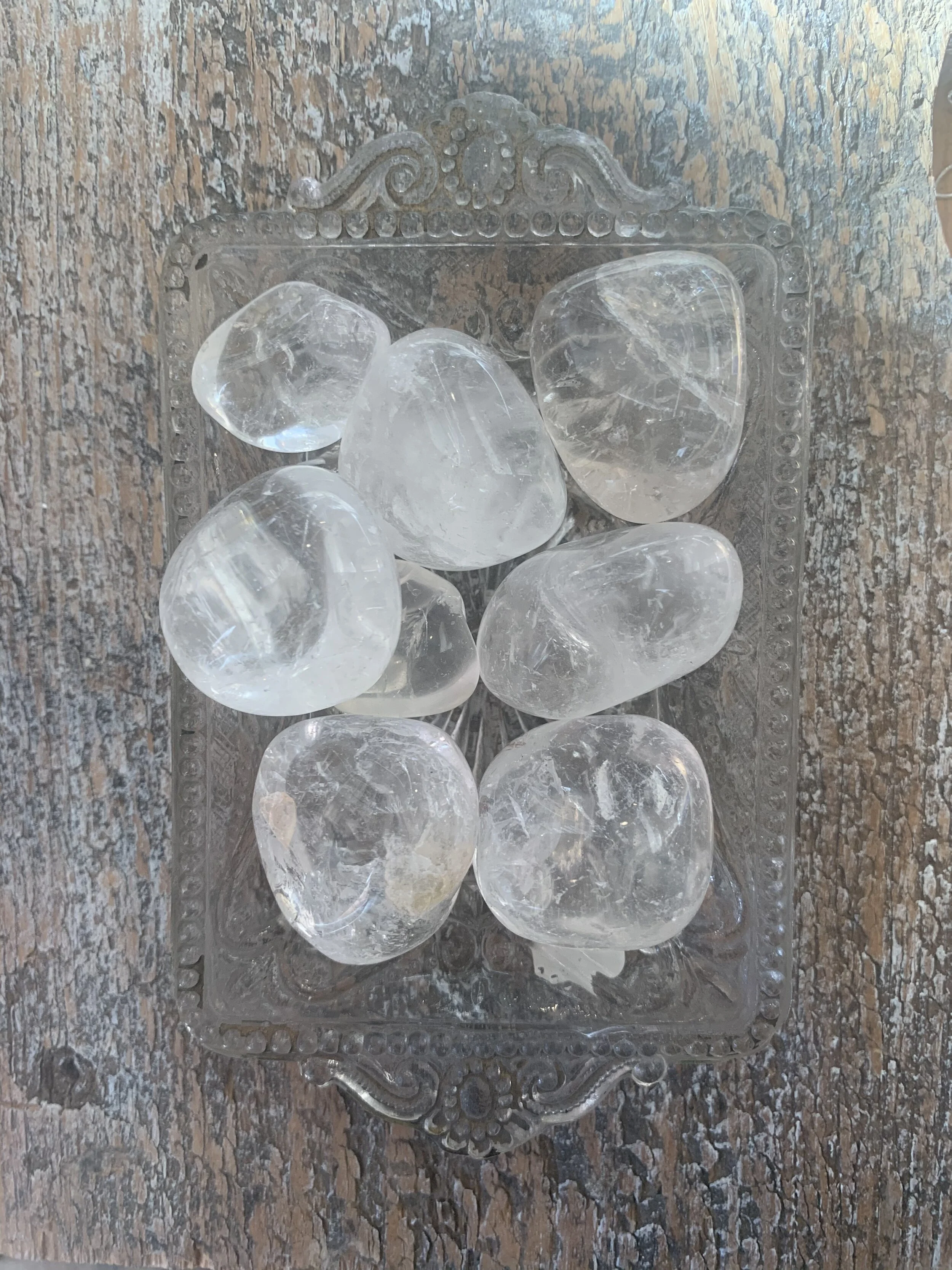 Gem Bar | Tumbled Clear Quartz