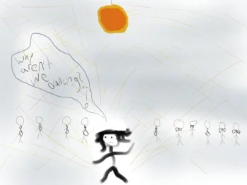 An Exodus -inspired drawing