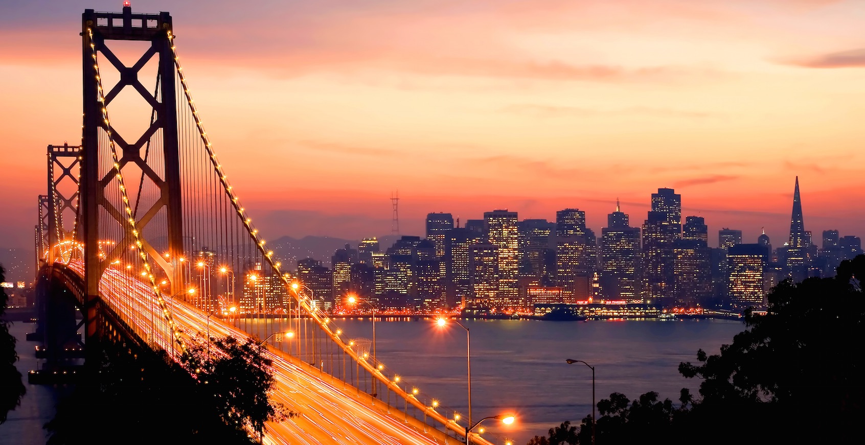 Towering, bounded by water S.F.