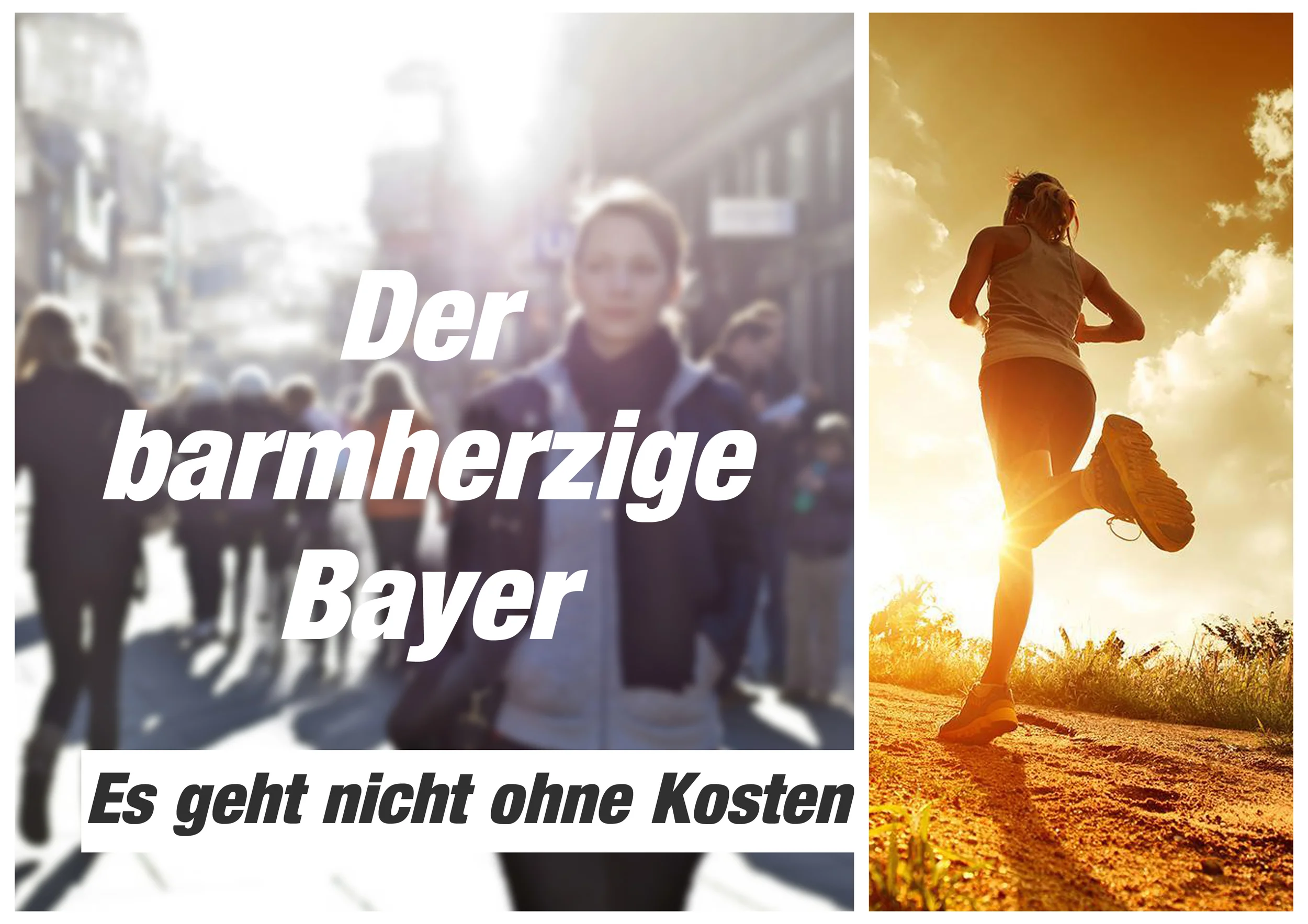 Es geht nicht ohne Kosten