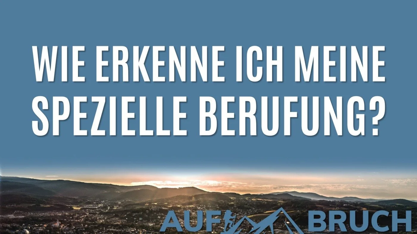 Wie erkenne ich meine spezielle Berufung?