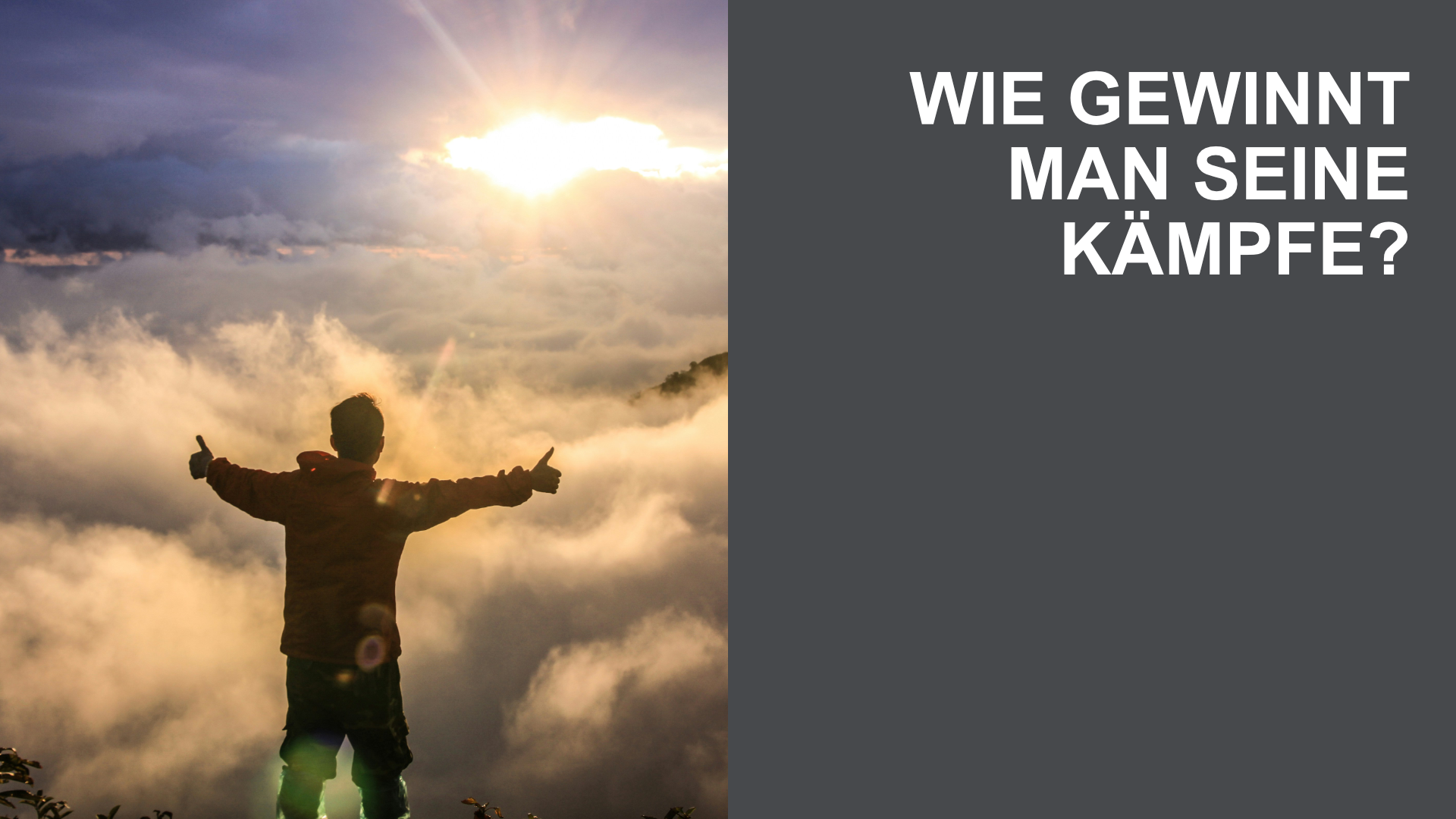 Wie gewinnt man seine Kämpfe?