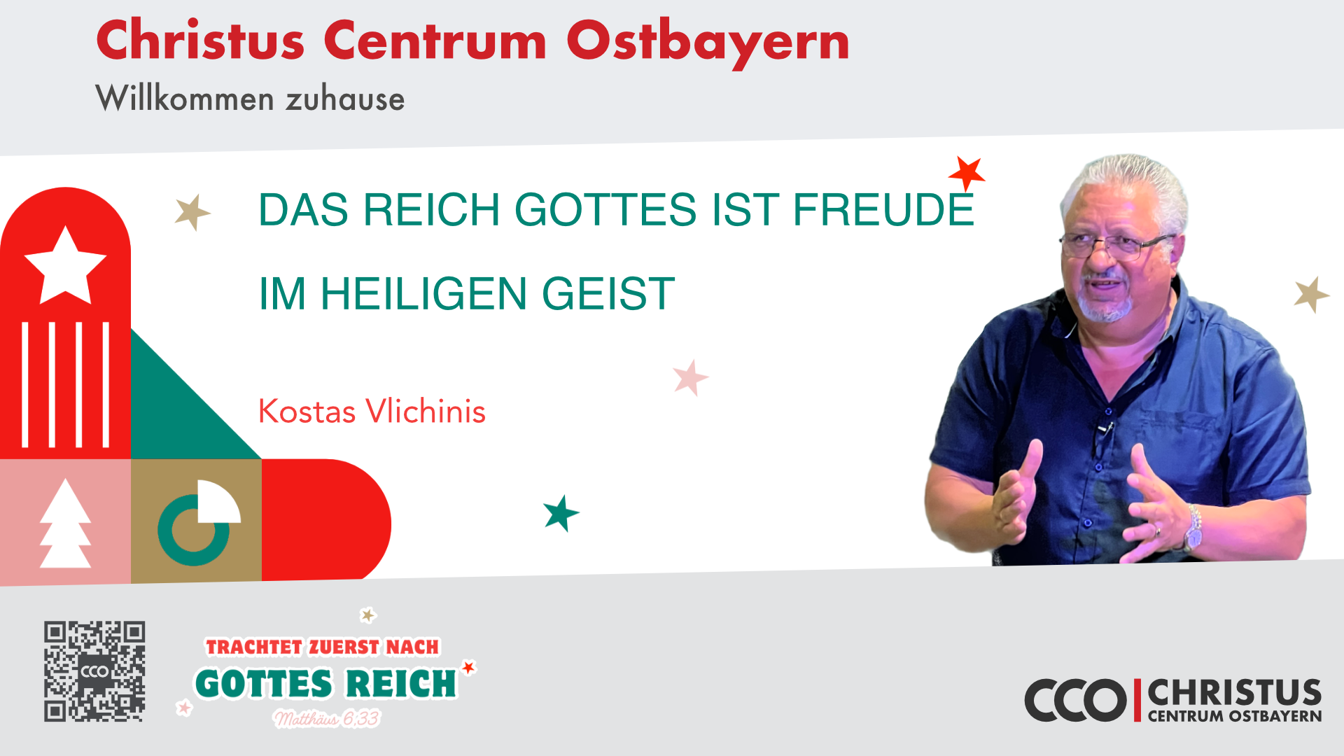 Das Reich Gottes ist Freude im Heiligen Geist