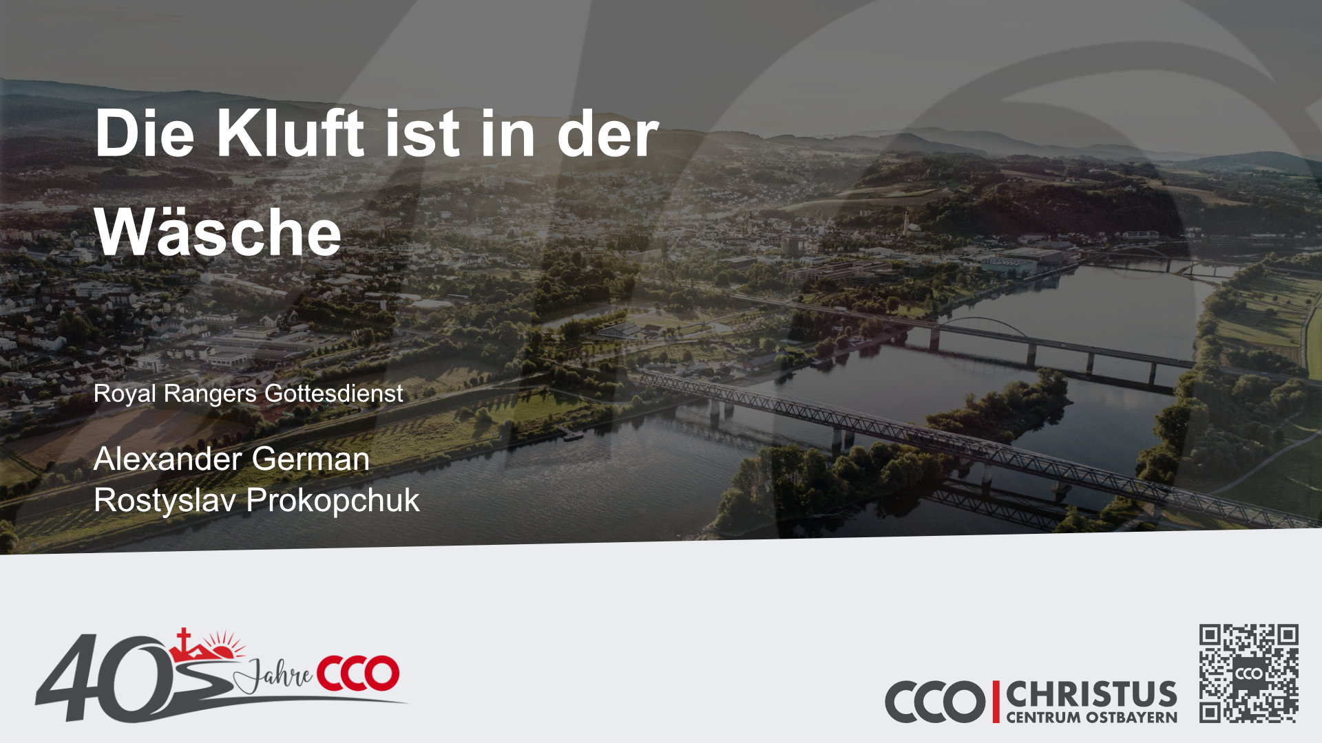 Die Kluft ist in der Wäsche