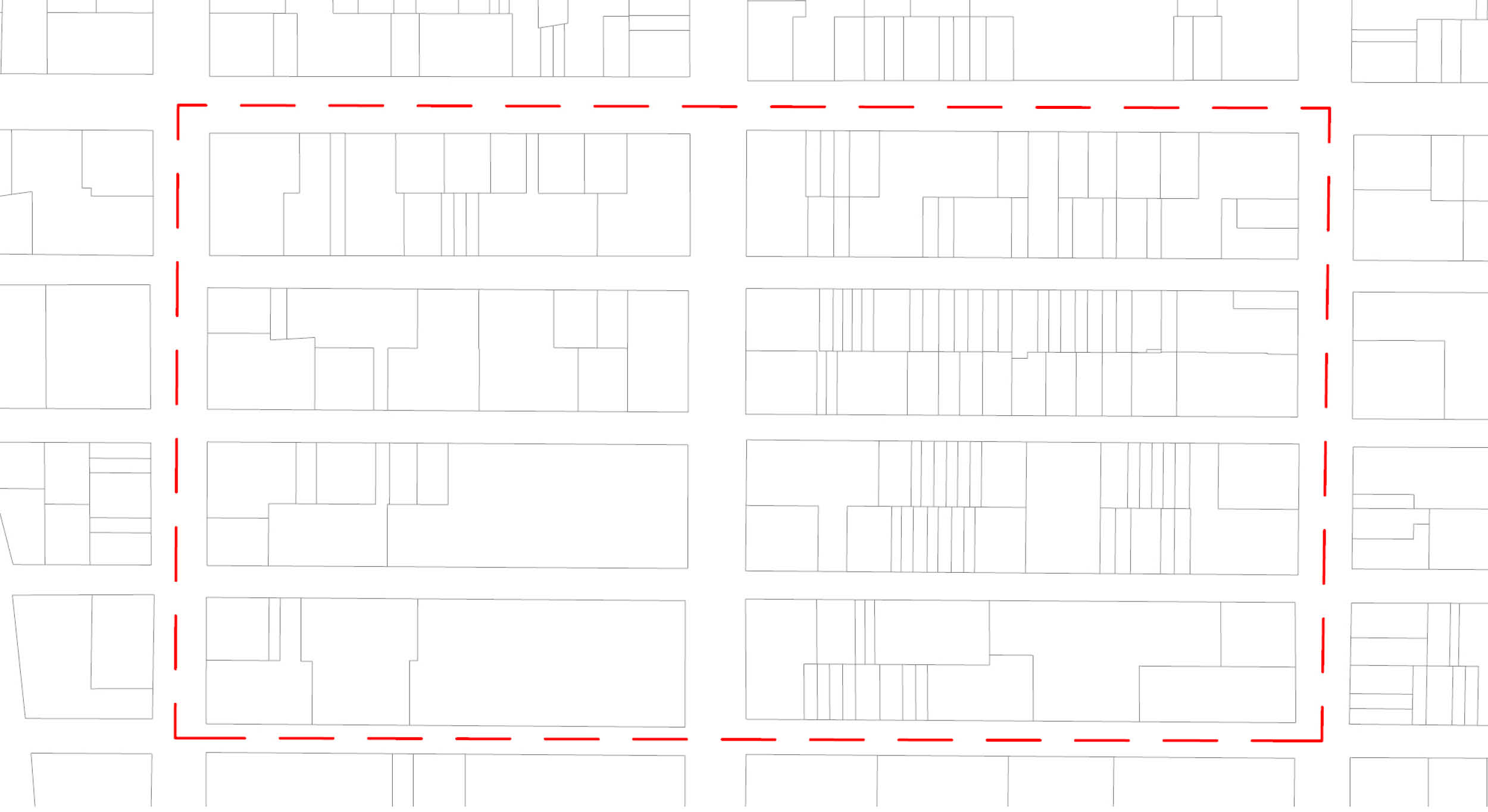 LD: FAR = Gross Floor Area / Street Center Line Area