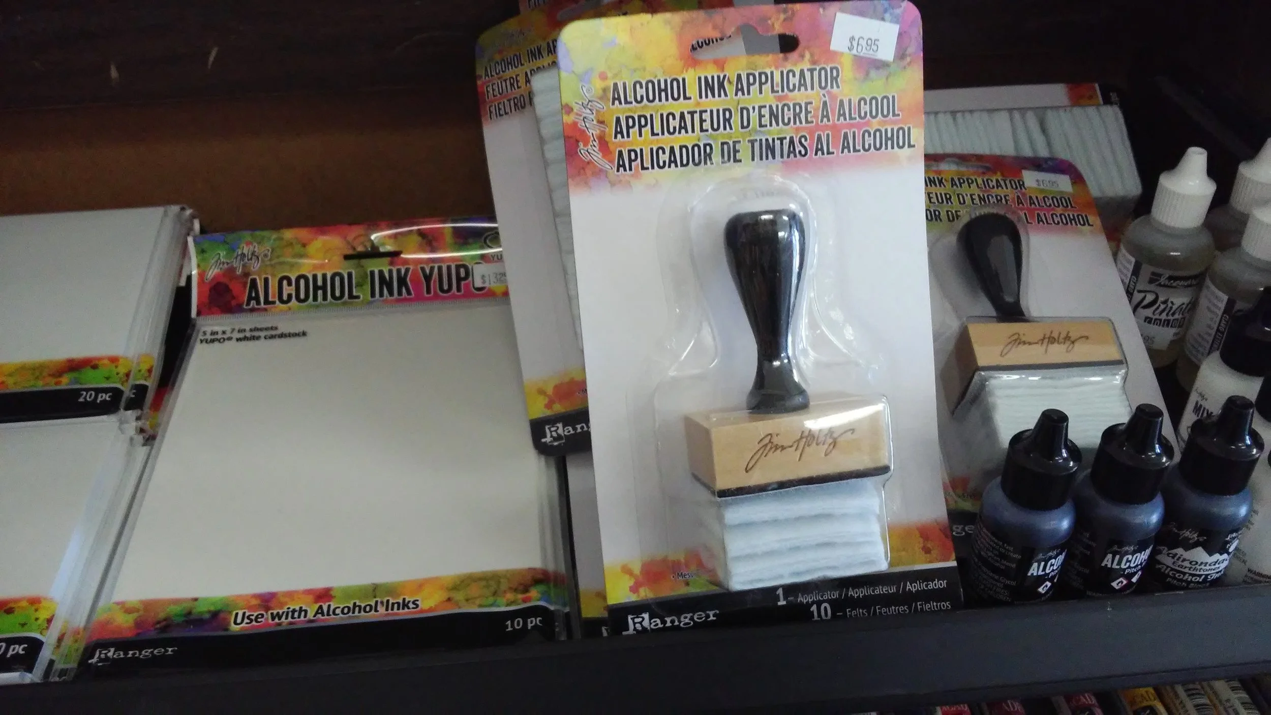 We also have some of the paper and applicators needed to create your own work of art!