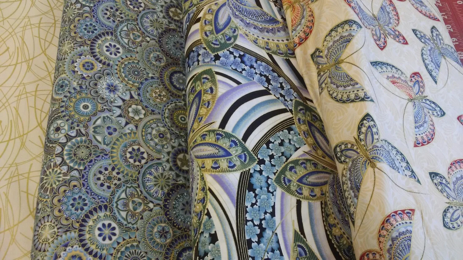 butterfly Fandango by Ann Lauer for Benartex