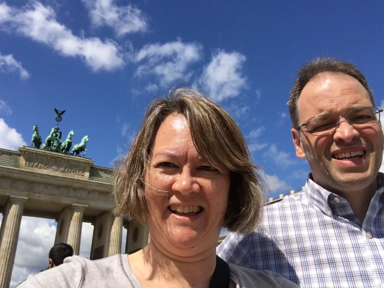 At Brandenburg Gate