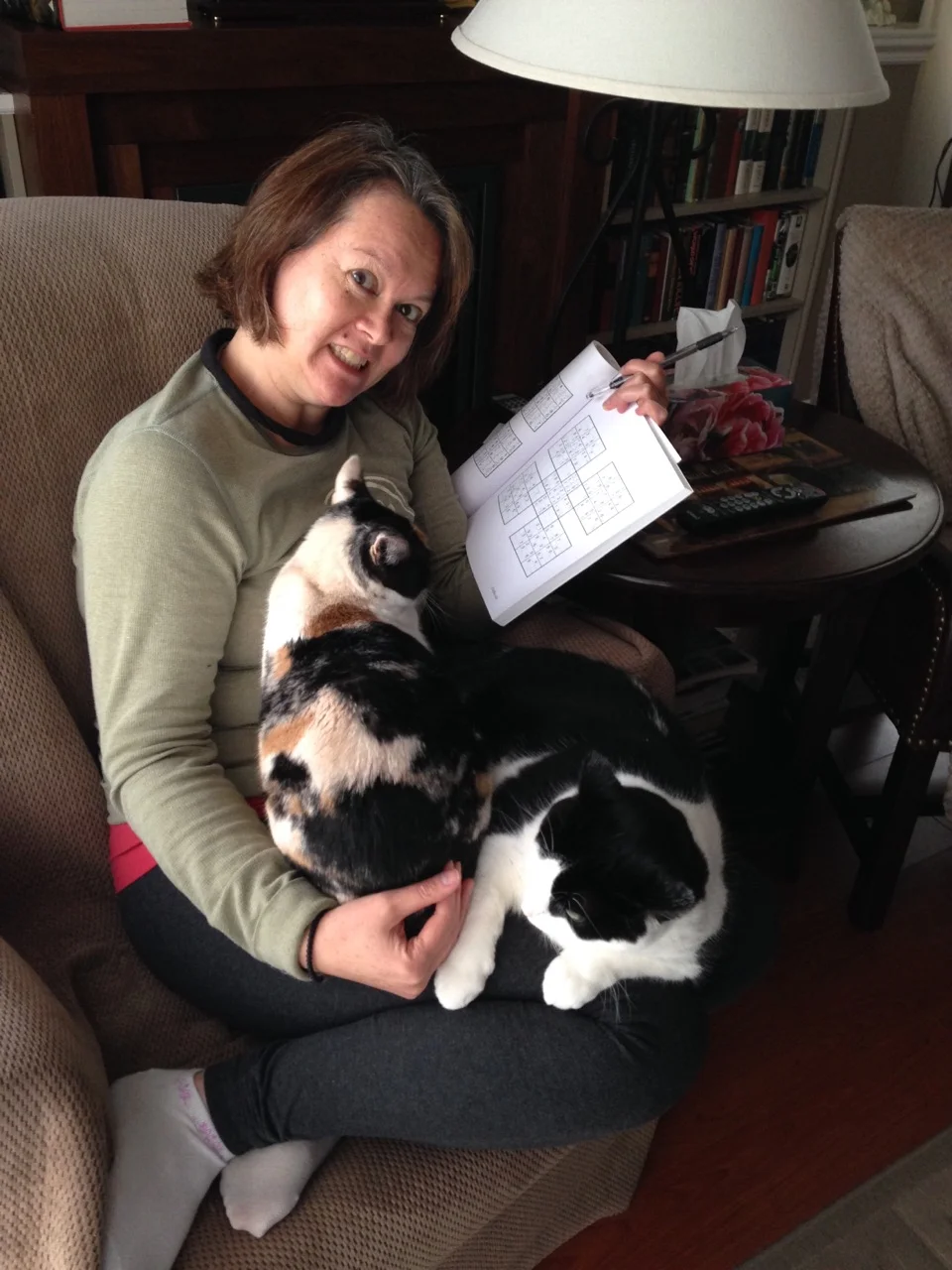 Our current furry felines Mackie and Panda