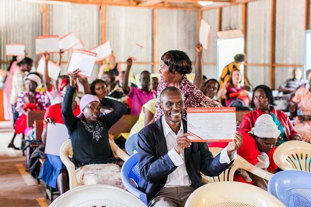 One of our goals this year is to increase the number of men in our program. Stigma tends to be higher among the male population in Kenya, but we are engaging our current and past male clients to help us fight against the stigma. Oscar is a recent CFA