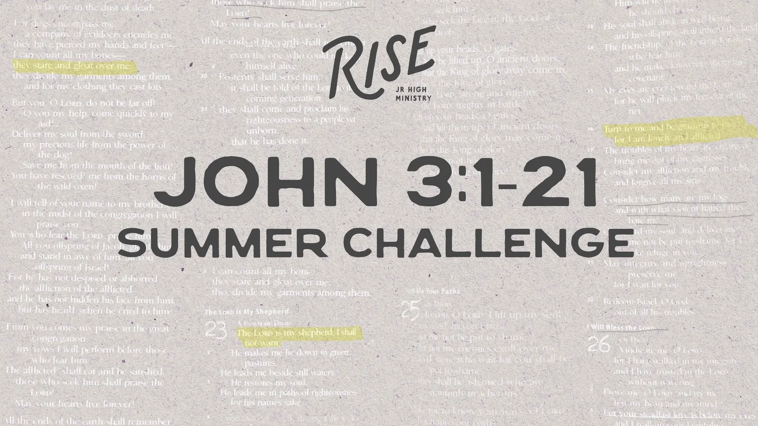 You Must Be Born Again! (John 3:1-21) episode artwork