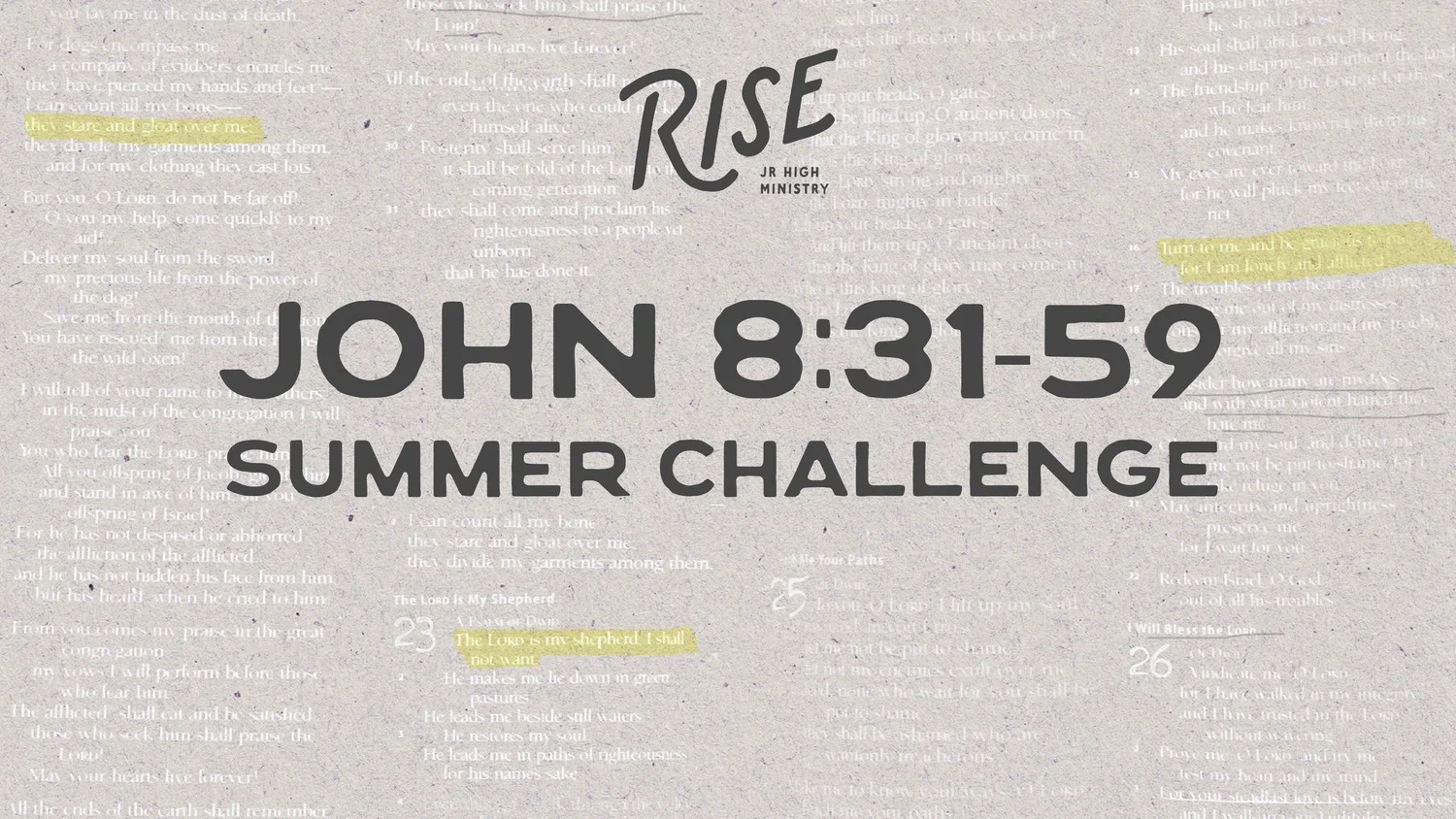 The Truth Will Make You Free (John 8:31-59) episode artwork
