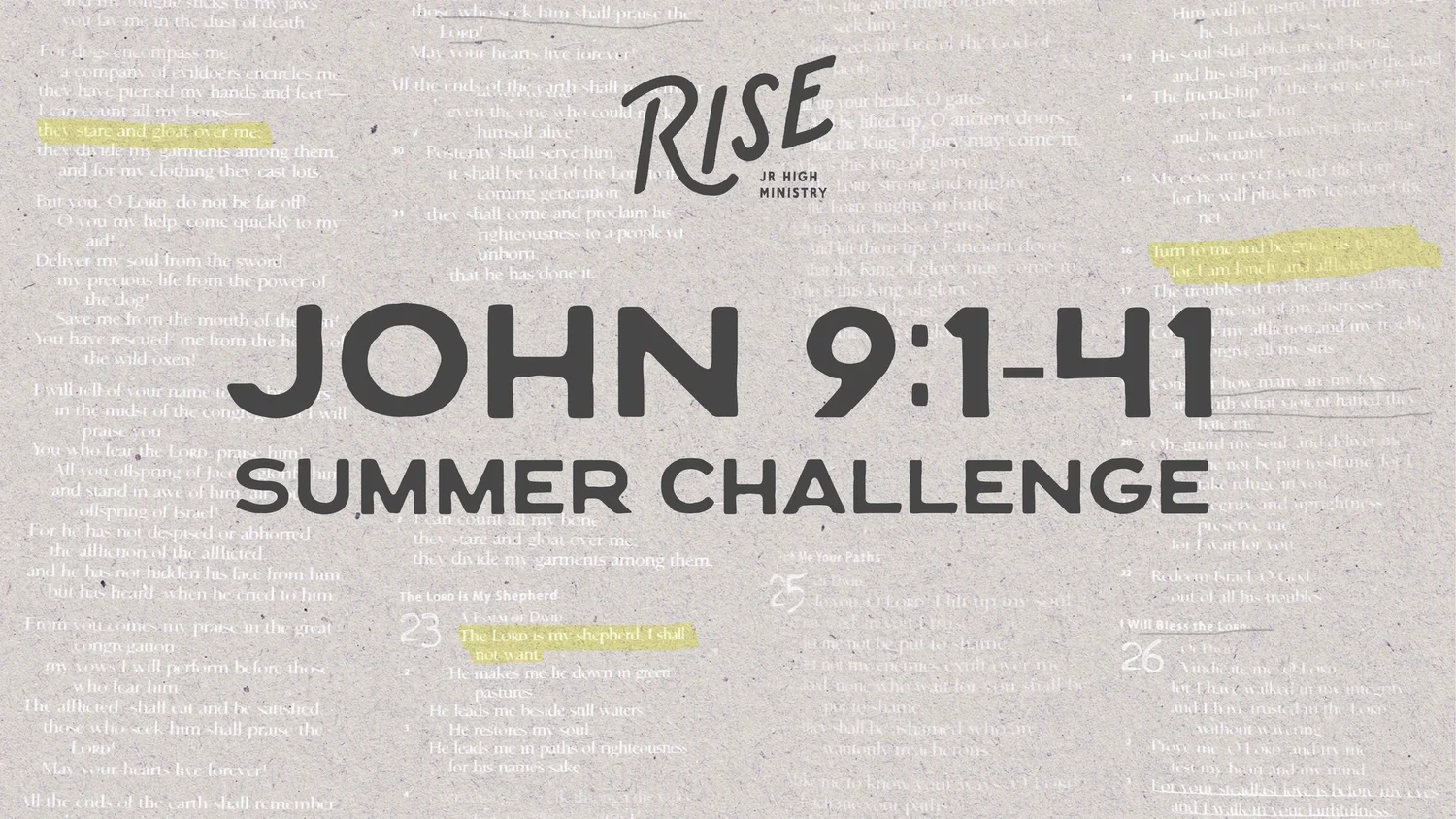 Seeing is Unbelieving (John 9:1-41) episode artwork