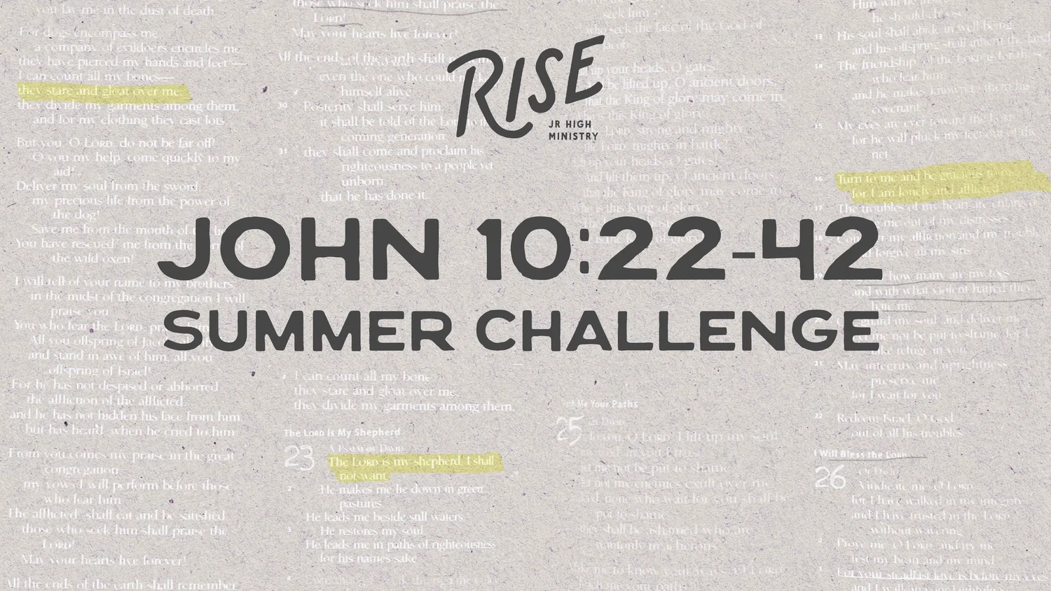 Show Me Your Hands (John 10:22-42)