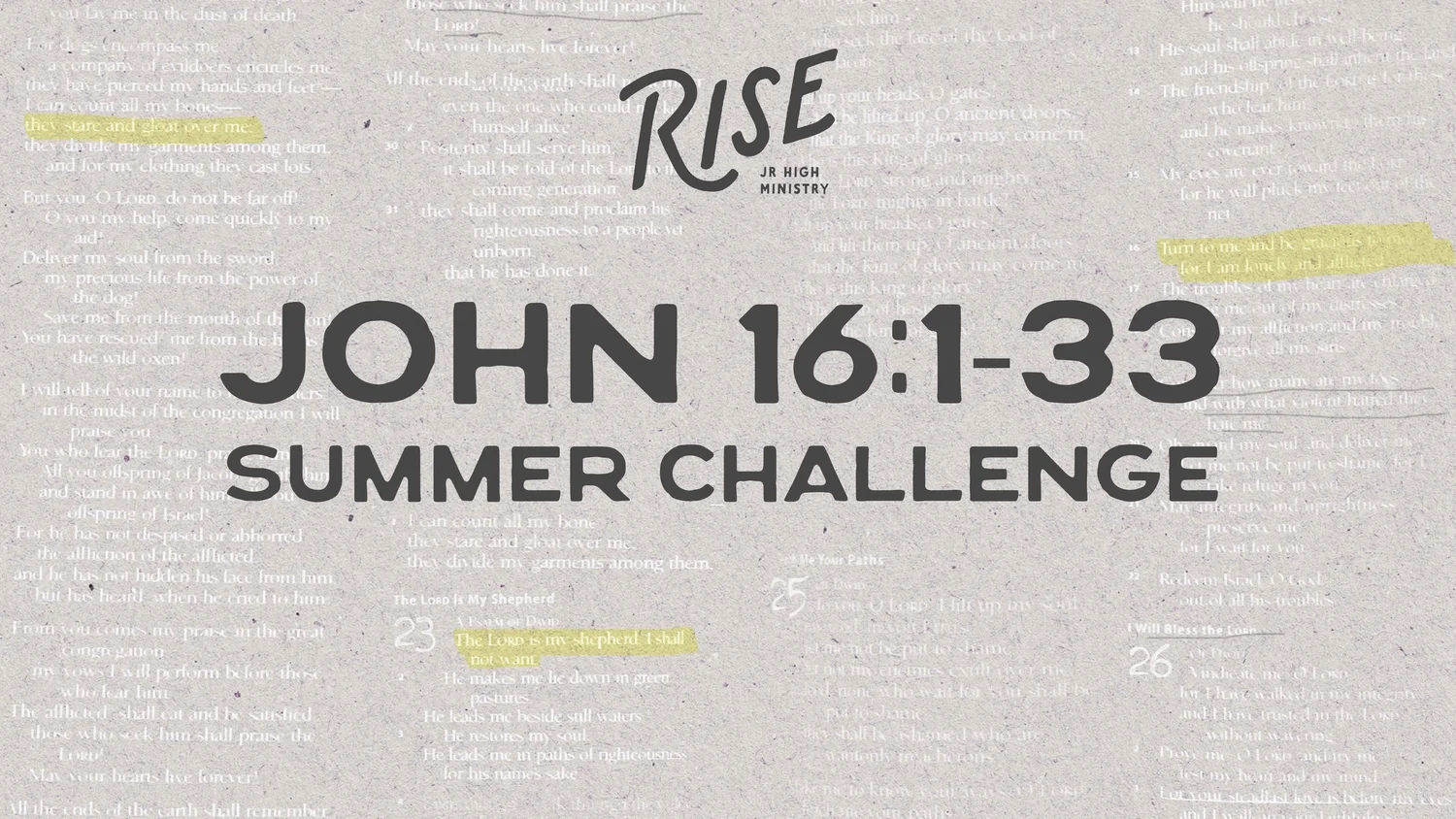 Bye For Now (John 16:1-33) episode artwork