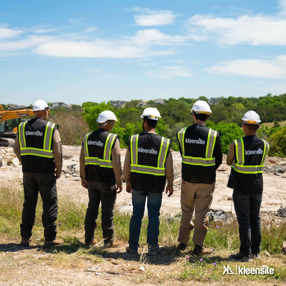 Check out our fresh safety vests! Our crew is absolutely owning the look! 💪 #SafetyFirst #WorkGear #landclearingcompany