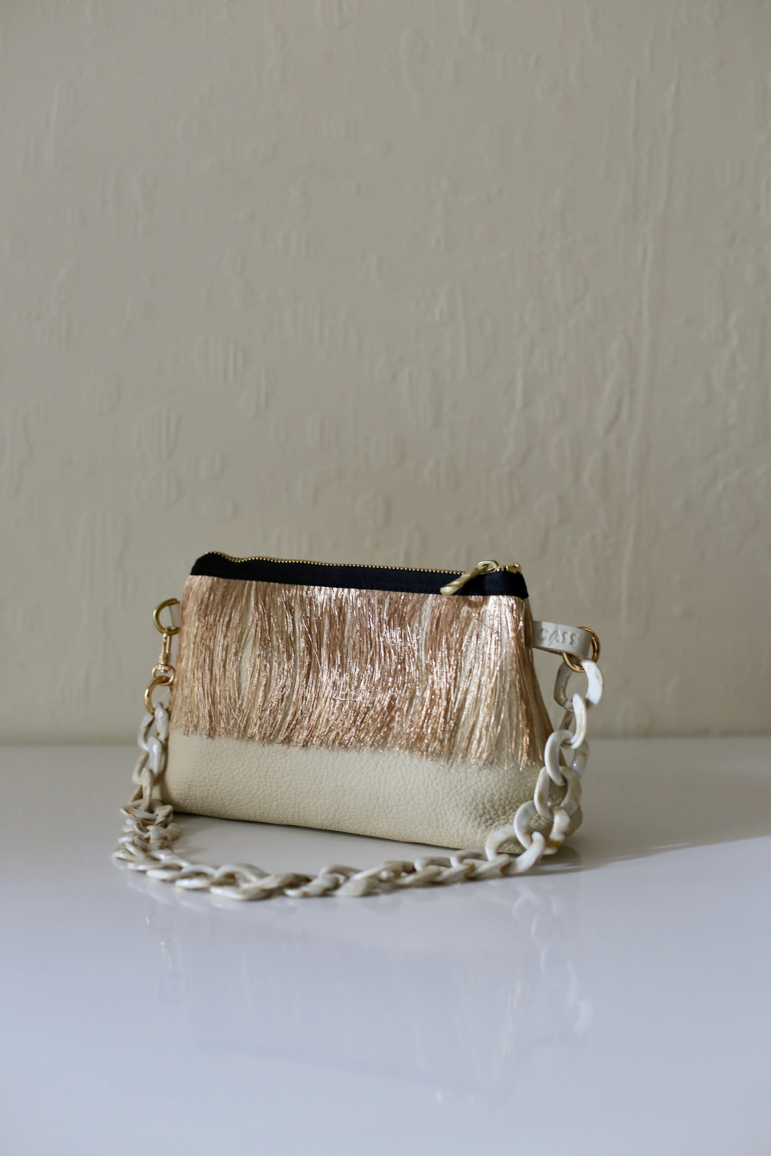 The Cass Clutch — Classic Cass // Monterey Fig w/ Stinson Amber