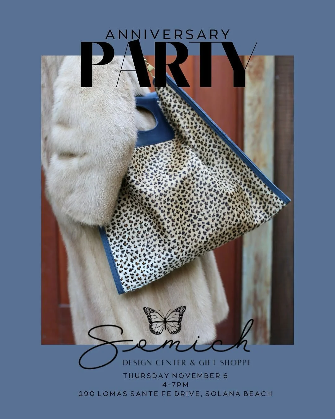 Join us in celebrating Somich Design&rsquo;s one-year anniversary &mdash; November 6th!

Live music
Paella
Raffle prizes
A curated shopping experience featuring:
@juliesgoldcoins &bull; @thecassclutch &bull; @glazed.garage &bull; @jamie.lovelynn 

Sw