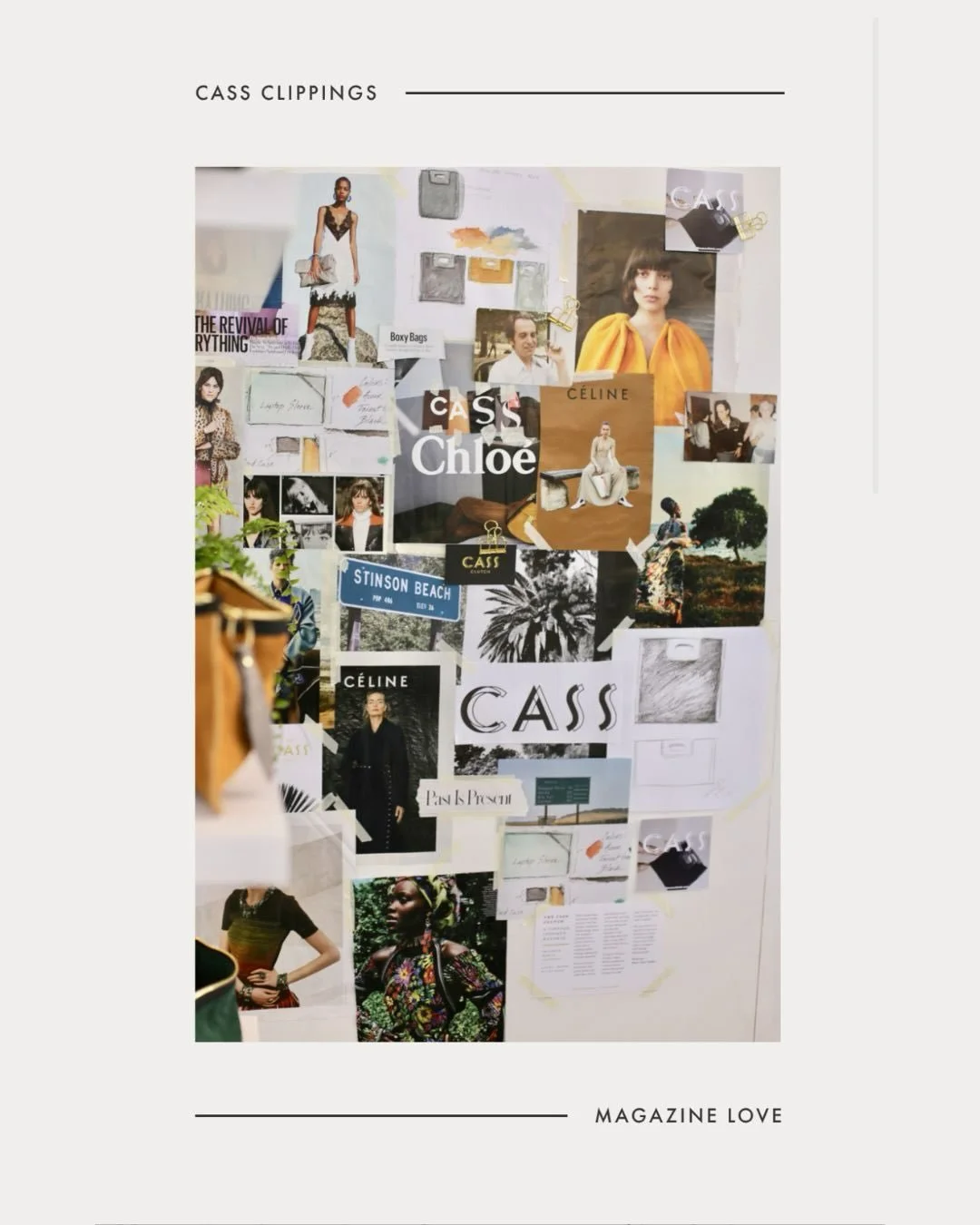 There is something irreplaceable about paper between your fingers: the weight of a page, the imperfect tear of an image, a phrase that stops you. Those moments have shaped spaces, botanical arrangements, and handbag designs alike.
 
This piece is fro