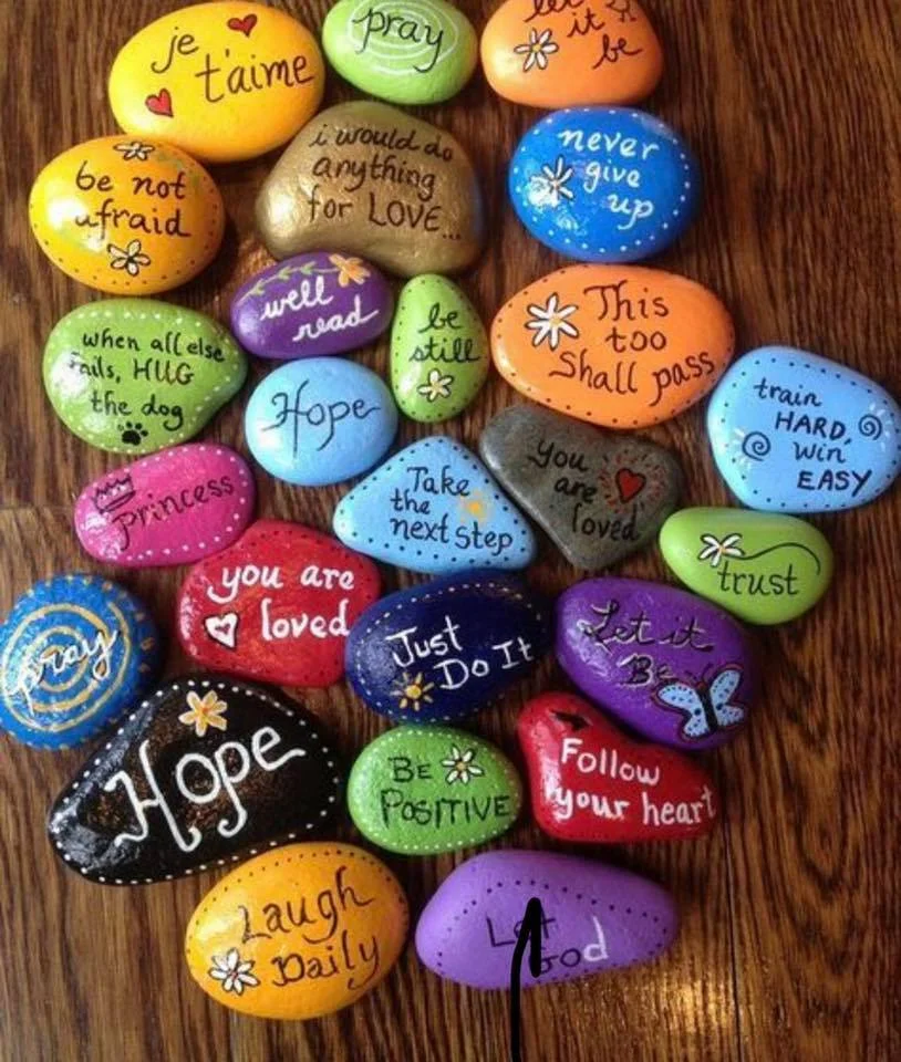 Positive Painted Rocks Project