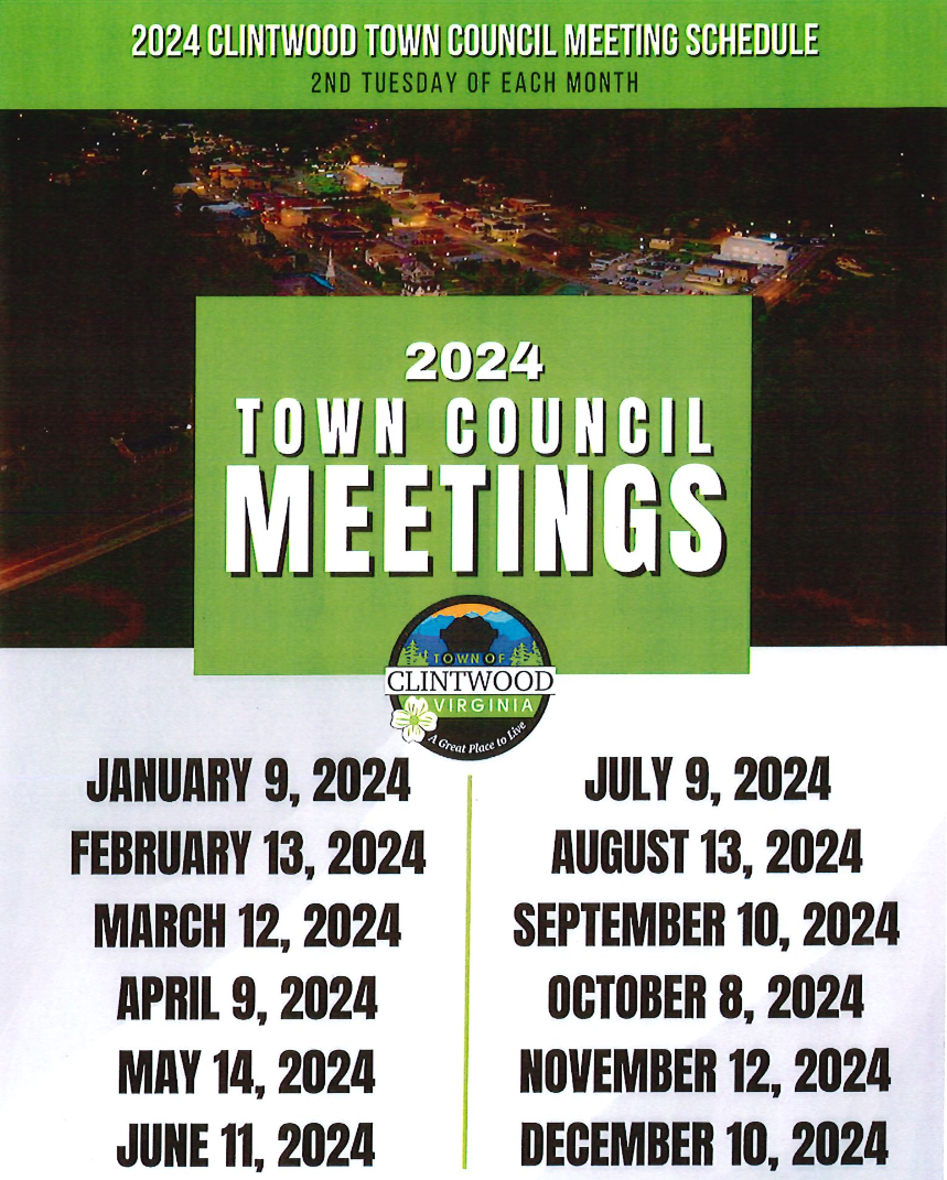Council Dates — Town of Clintwood