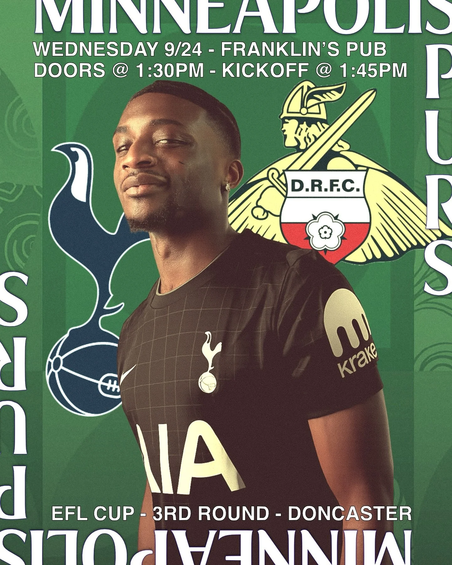 Tottenham&rsquo;s Carabao Cup run begins tomorrow in the 3rd round as we welcome Doncaster Rovers to North London.

Rovers come in with momentum, earning promotion last season as League Two champions and carrying that form into League One, sitting ju