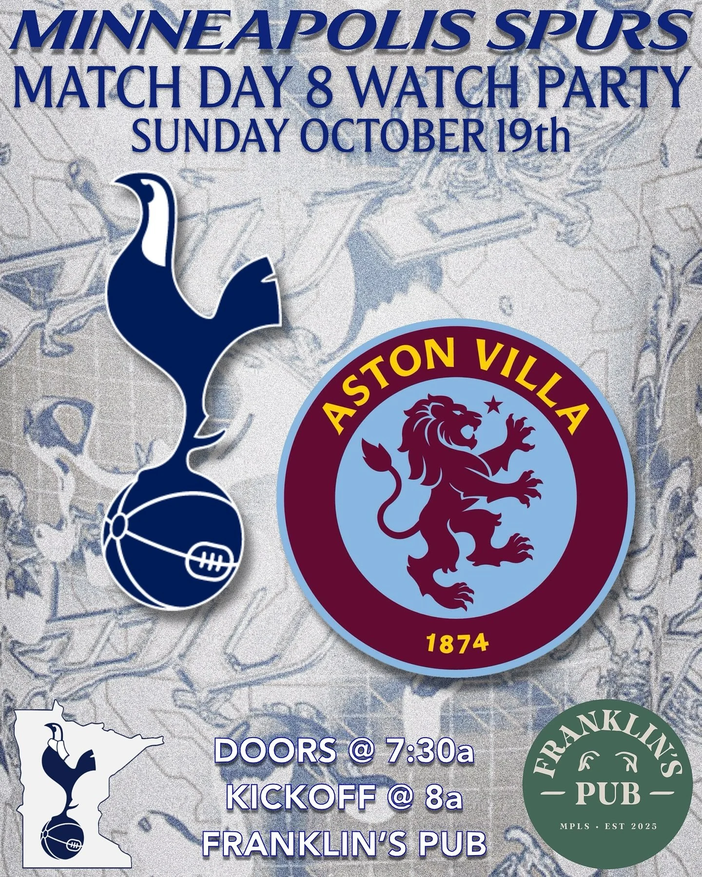 After the break, we&rsquo;re back in action &mdash; home against an Aston Villa side that&rsquo;s starting to click. They took two of three from us last season, including that 2&ndash;1 FA Cup exit in February that nudged us toward our Europa League 