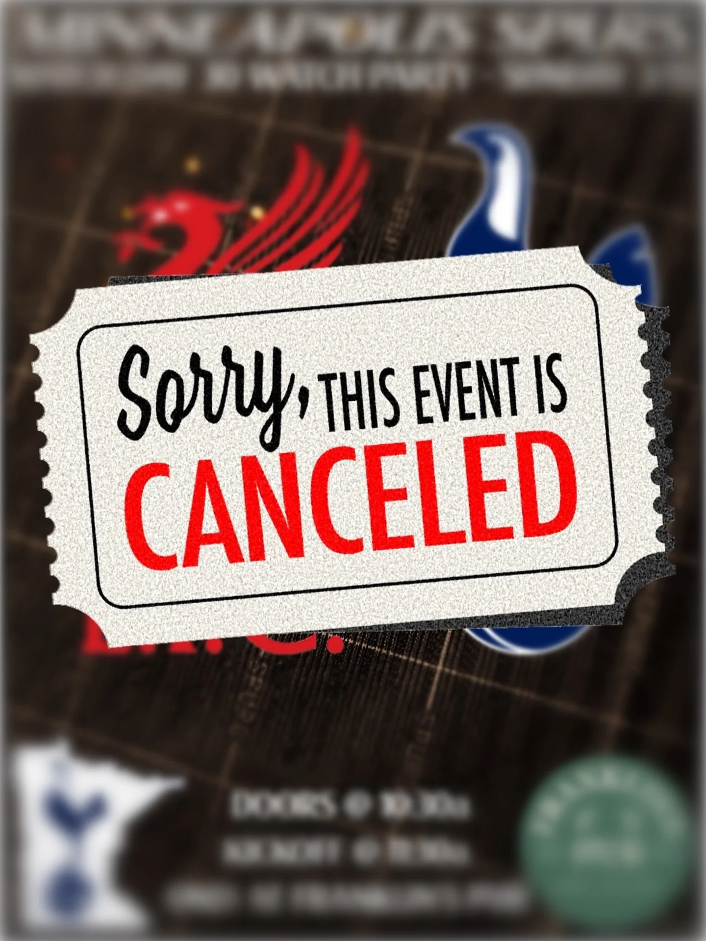 Due to a snowstorm that threatens to bring anywhere from a quarter inch to 3 feet of snow in the metro, we&rsquo;re taking the safe approach to cancel this Sunday&rsquo;s viewing party at Franklin&rsquo;s.

Game airs on NBCSN / Peacock @ 11:30a. Catc