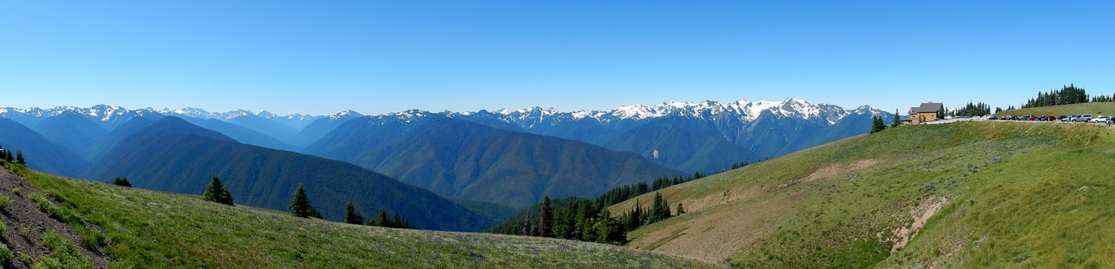  View from Hurricane Ridge parking lot 