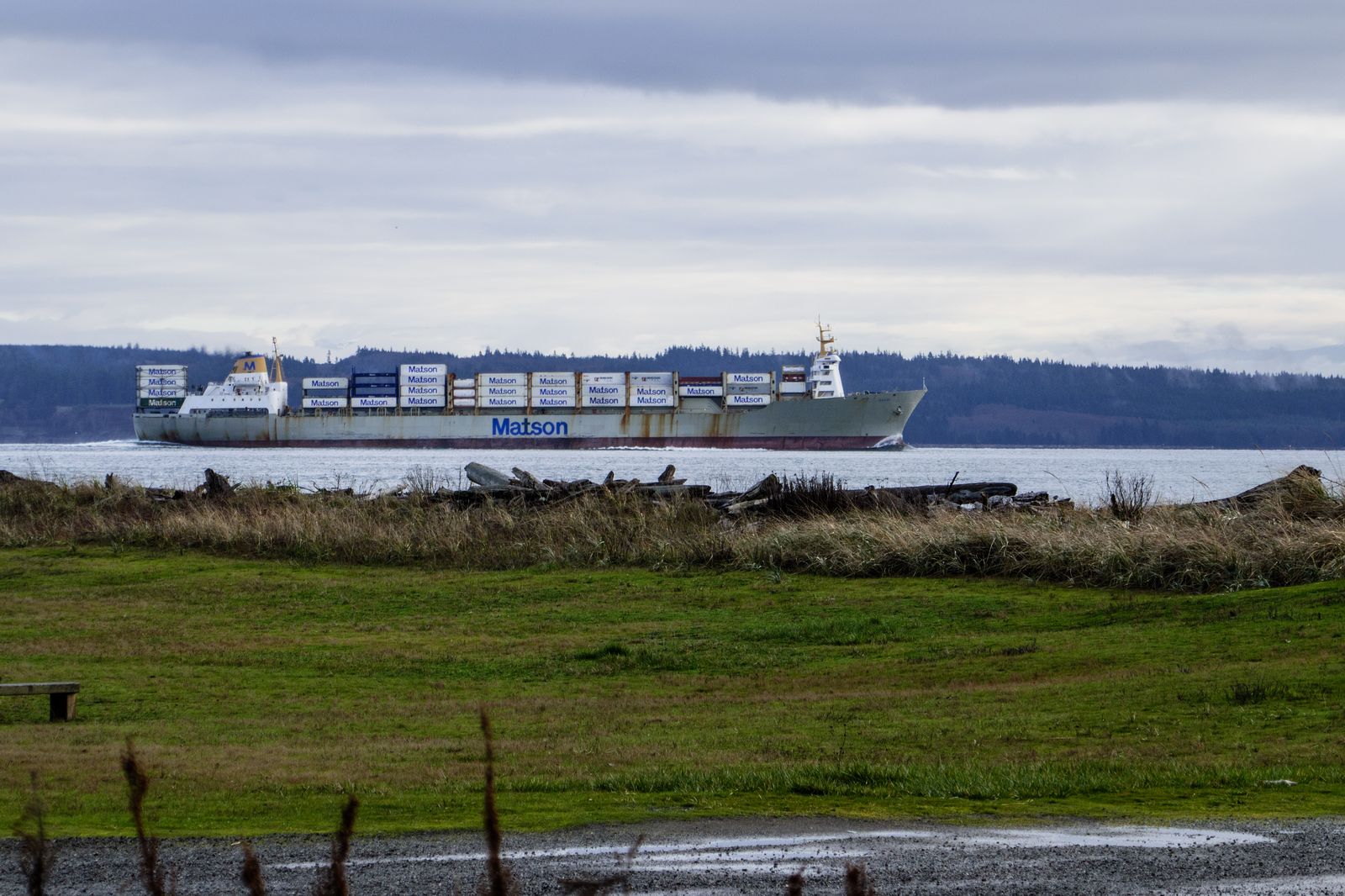  Some of the shipping heading for Seattle or Tacoma harbor 