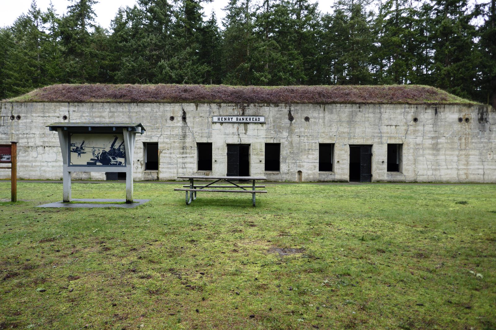 How Henry Bankhead emplacement looks today