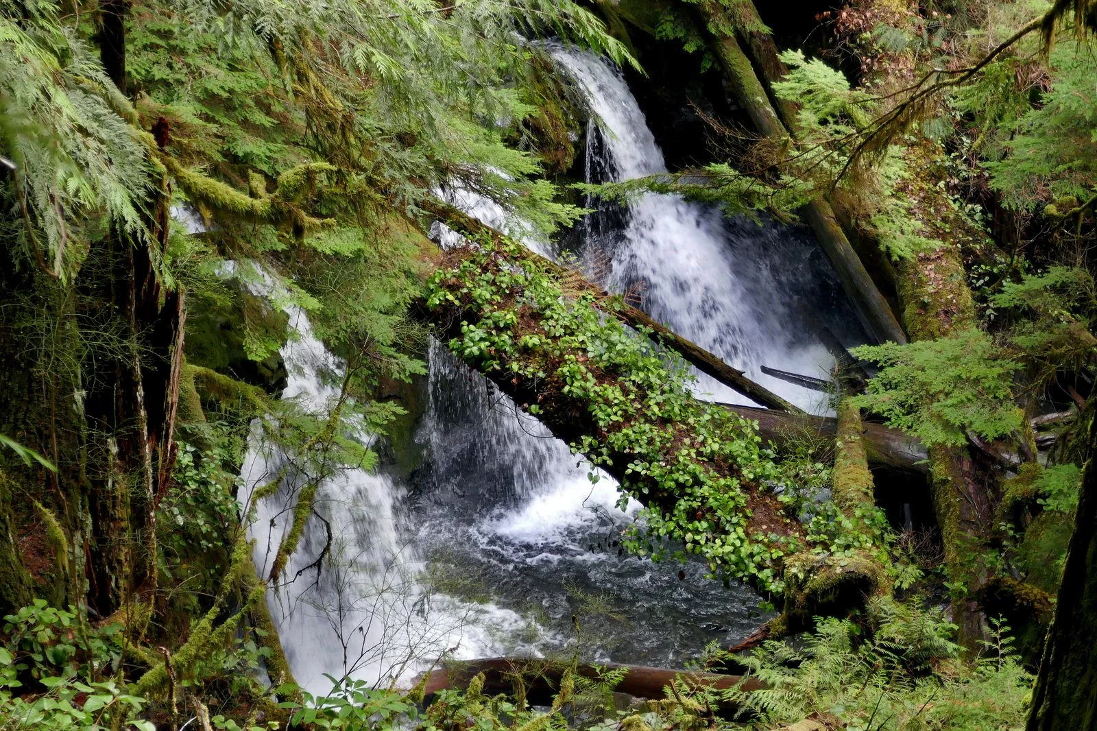 The three waterfalls below Murhut Falls