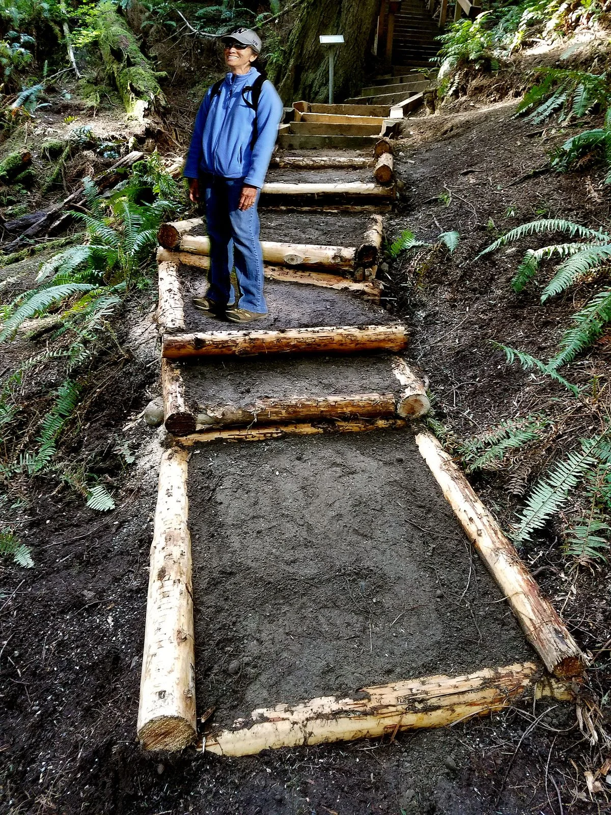 Sharlene on the new steps she helped to build