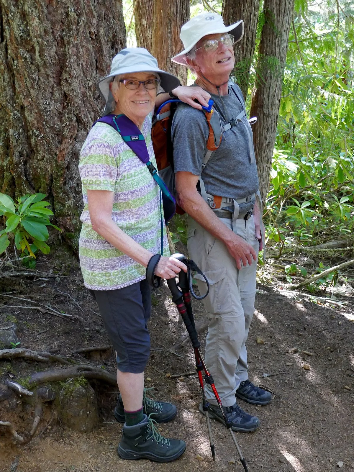 Adel and Dean the hike leaders