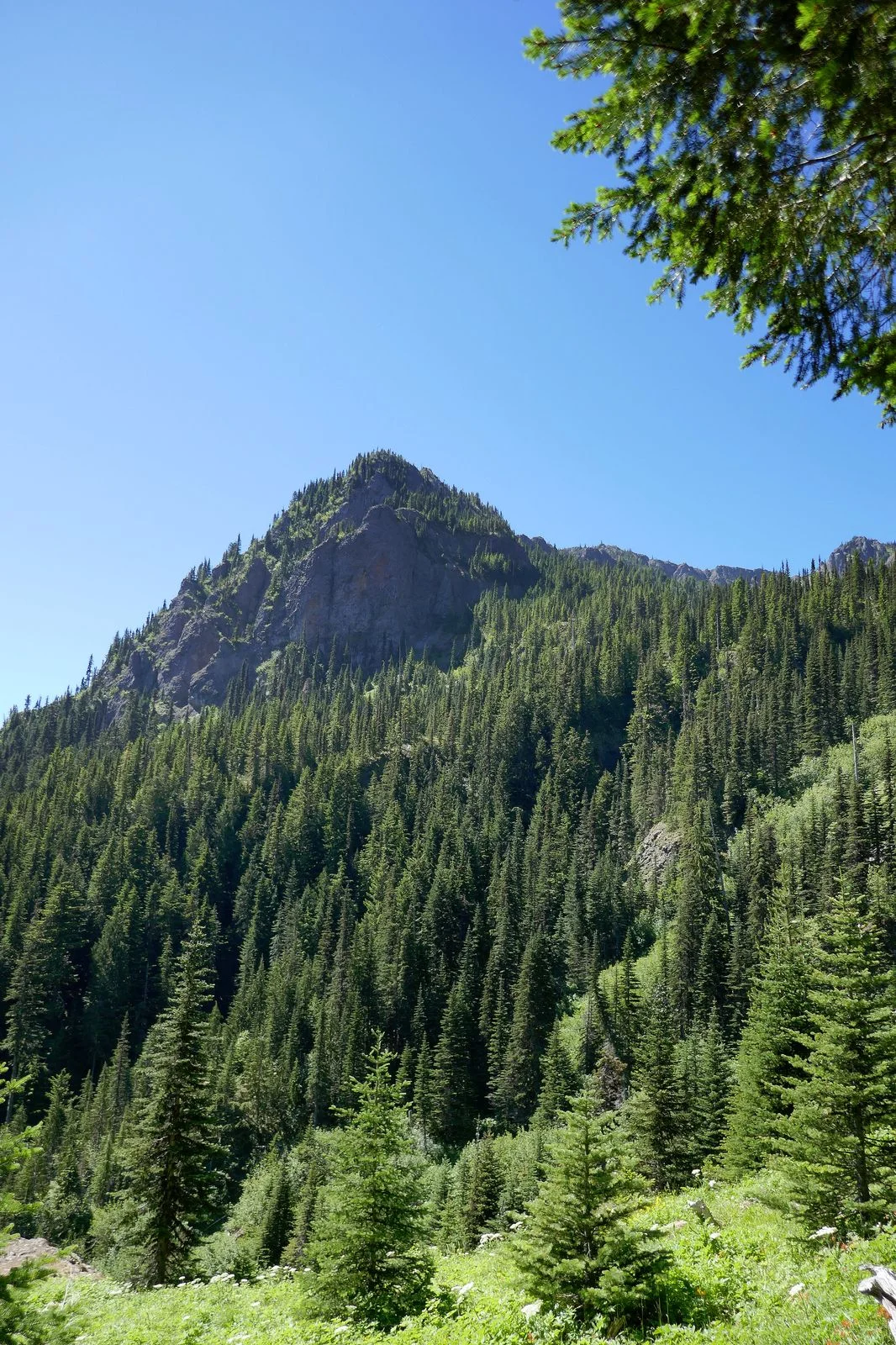 Nearby peak
