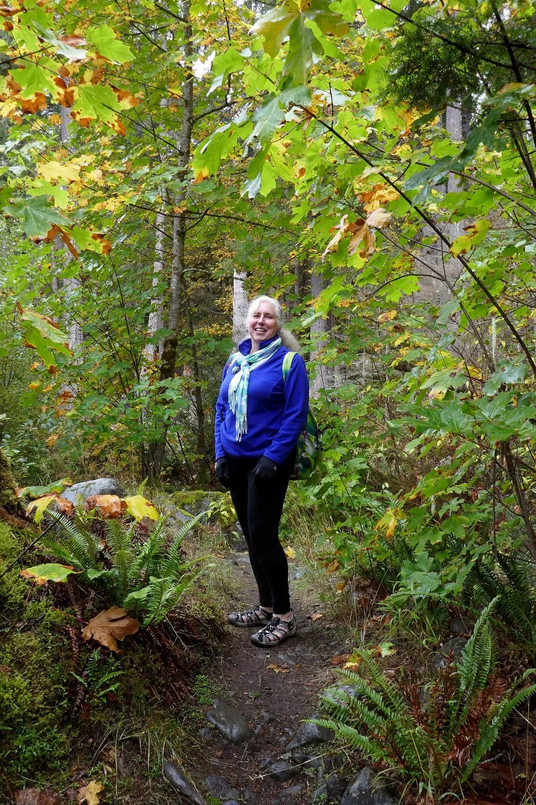 The always smiling Merrily our Trails Committee co-chair