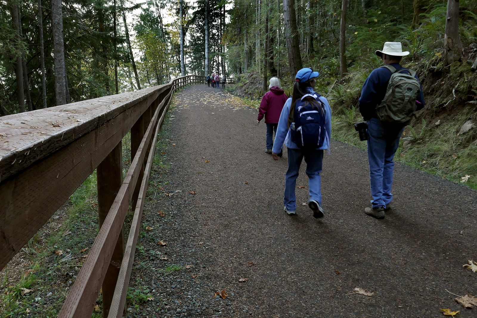 We all enjoyed the new trail