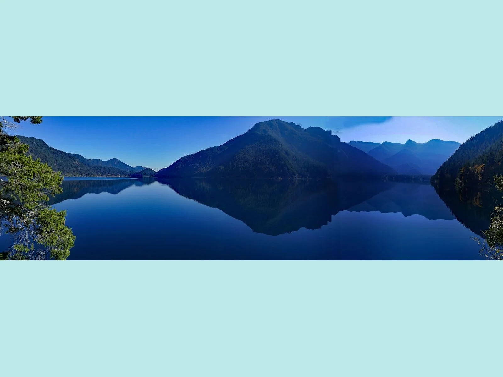 There were views of Lake Crescent all along the hike