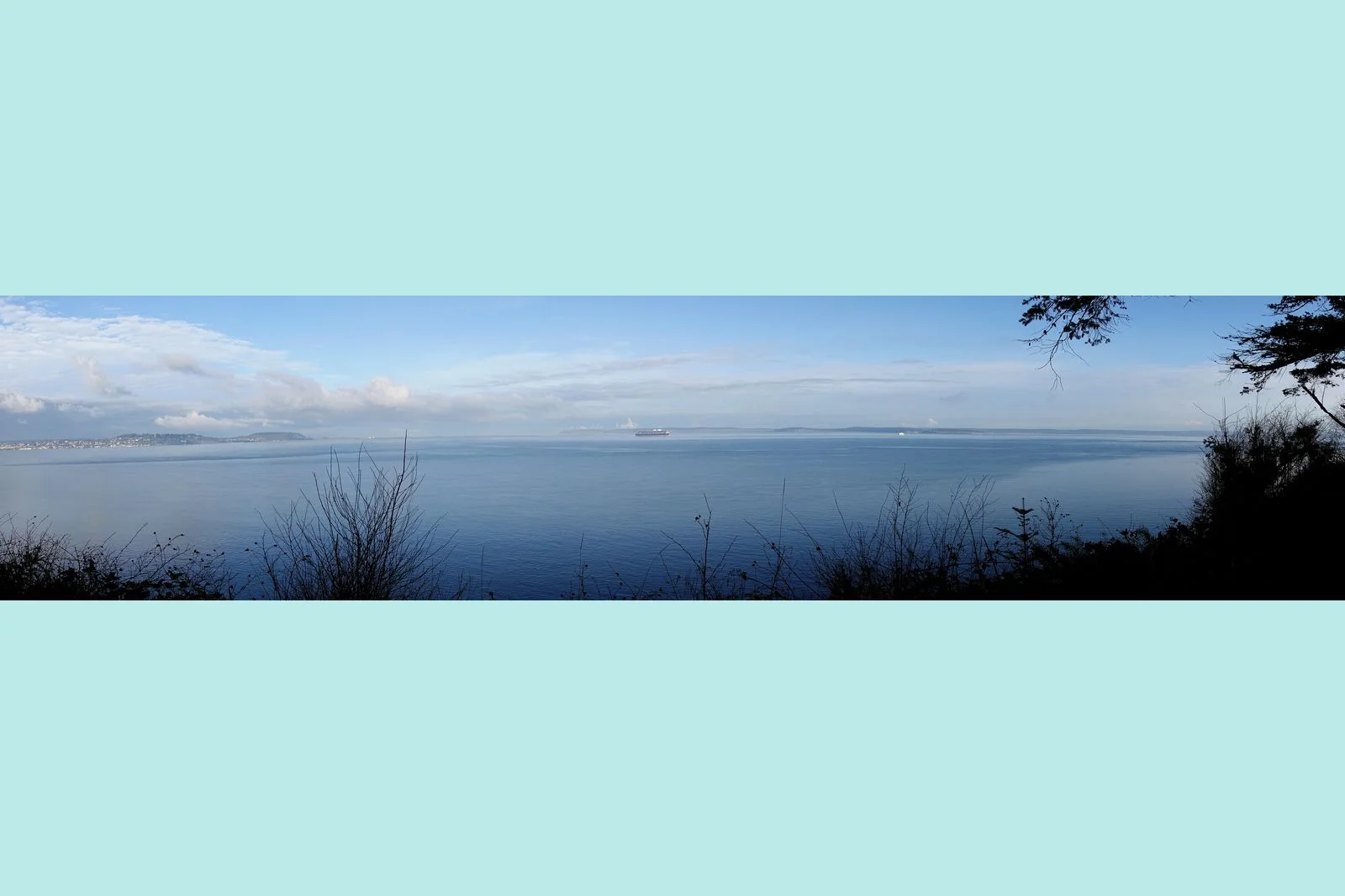 The view from the searchlight bunker