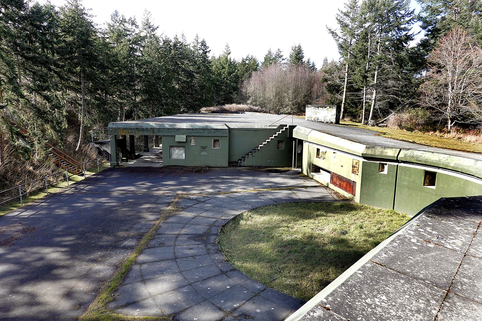 One of many concrete gun emplacements