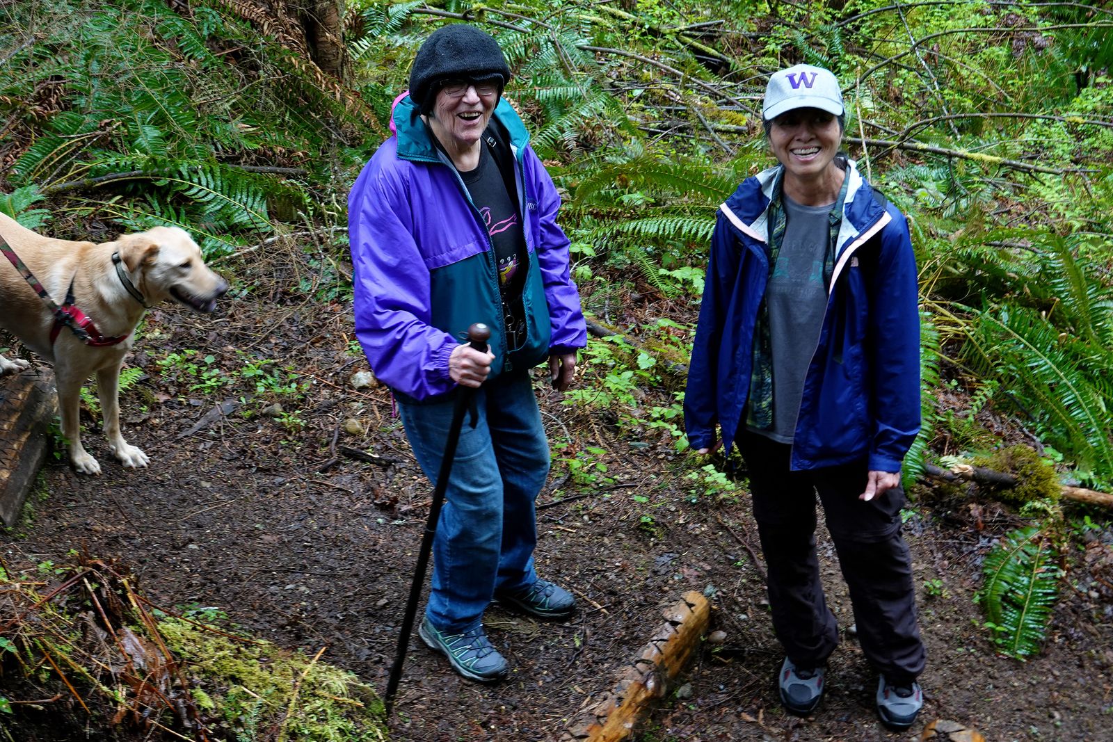  Alice on the left at 94 is our oldest hiker – she is my idol 